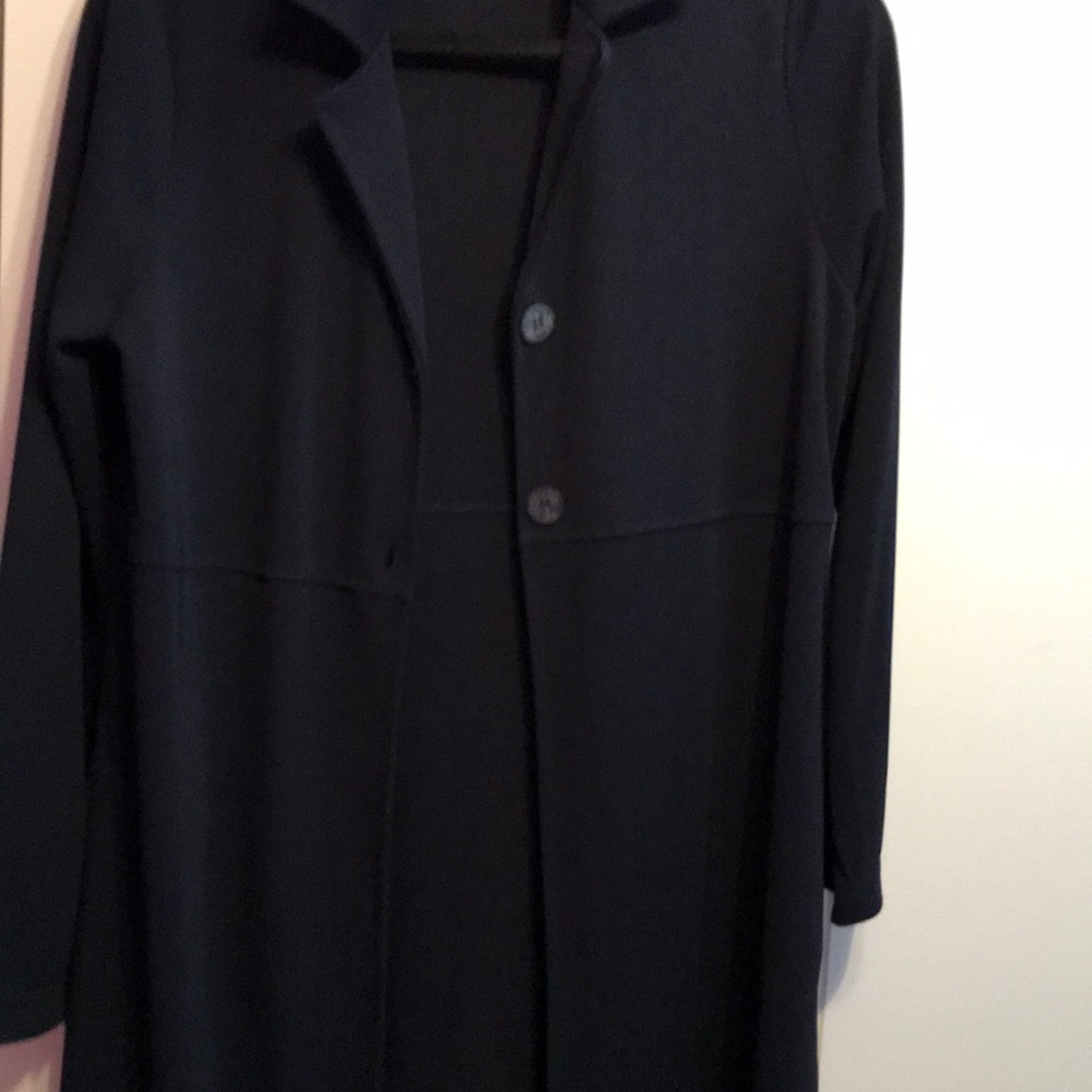 Navy Long Jacket - image 3